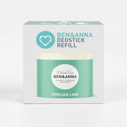 Deostick Nachfüllpack "Persischer Limette" von BEN&ANNA, frischer Limettenduft, praktische Verpackung, für nachhaltige Deos.
