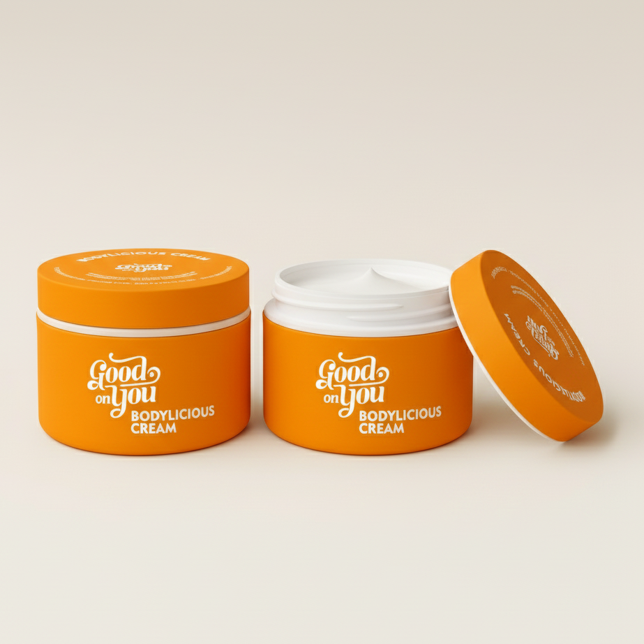 Zweierpack BEN&ANNA Bodylicious Creme für straffe, seidig weiche Haut, cremige Textur, für die Hautpflege.