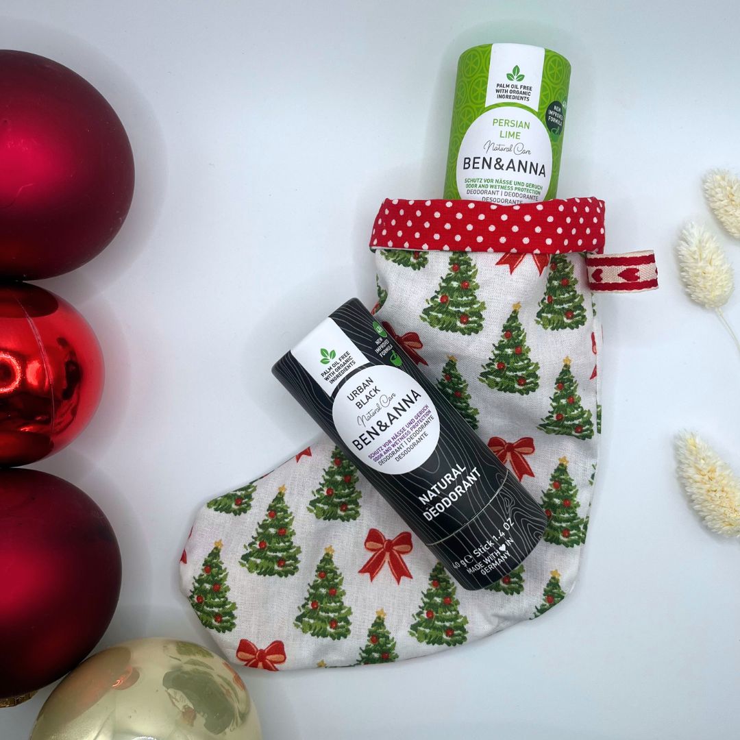 Stoffverpackung „Nikolaus Edition“ hell