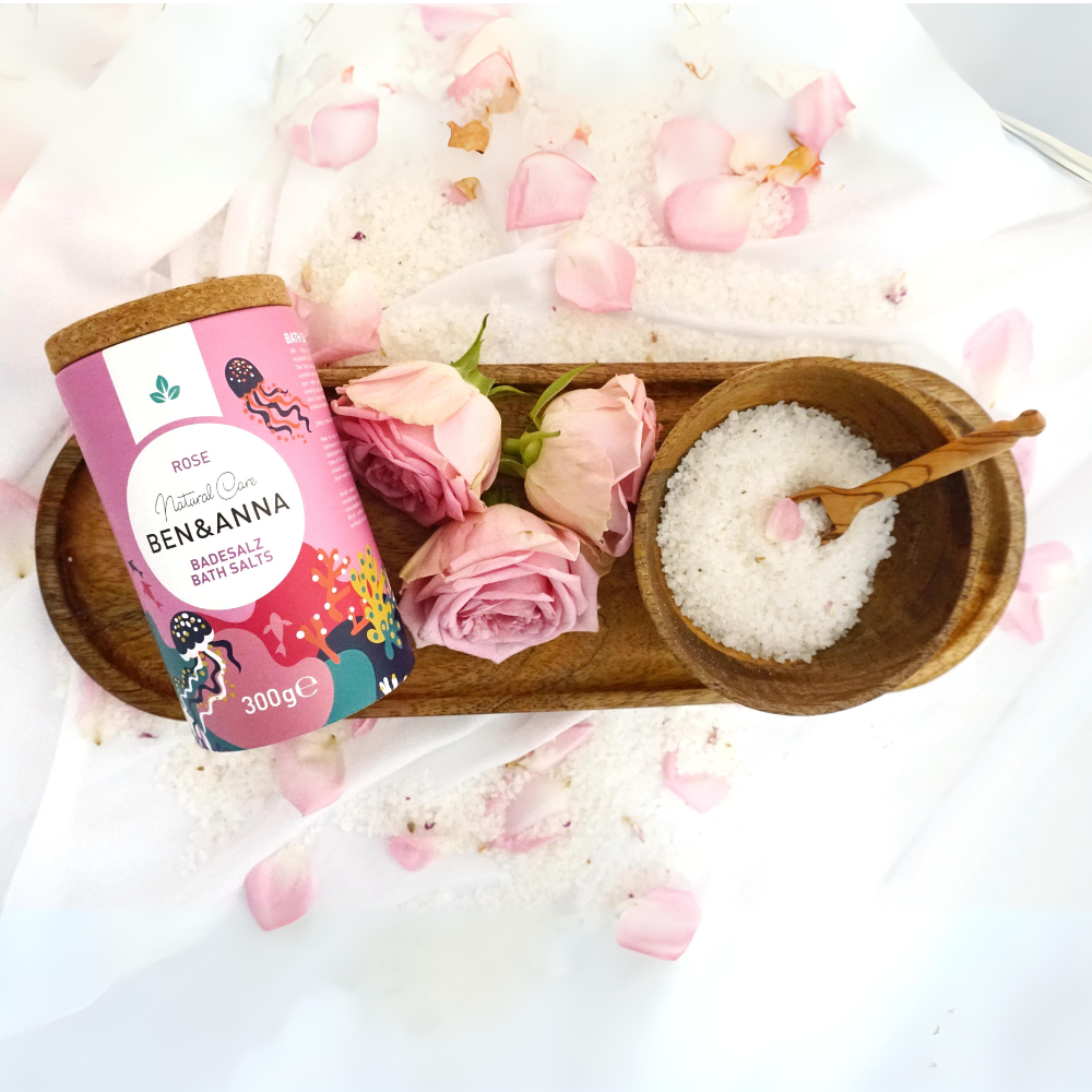 Bathing salt - rose - 300g