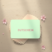 Geschenkgutschein von BEN&ANNA, hochwertiger Geschenkgutschein auf weißem Hintergrund, ideal zum Verschenken.