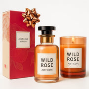 BEN&ANNA Duftkerze und Raumduft Rose im Geschenkset, elegante Kerze mit Rosenduft für gemütliche Räume