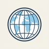 ein icon von einer weltkugel