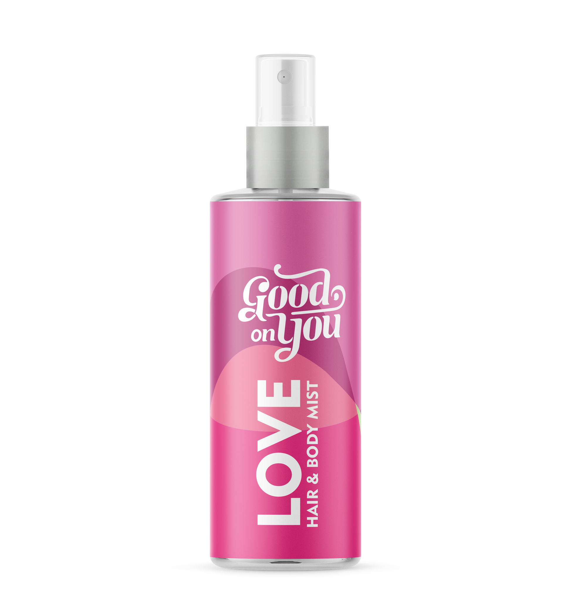 Good on you LOVE Hair & Body Mist mit Sprühflasche, leichter Duft für Haare und Haut, frische und angenehme Pflege.