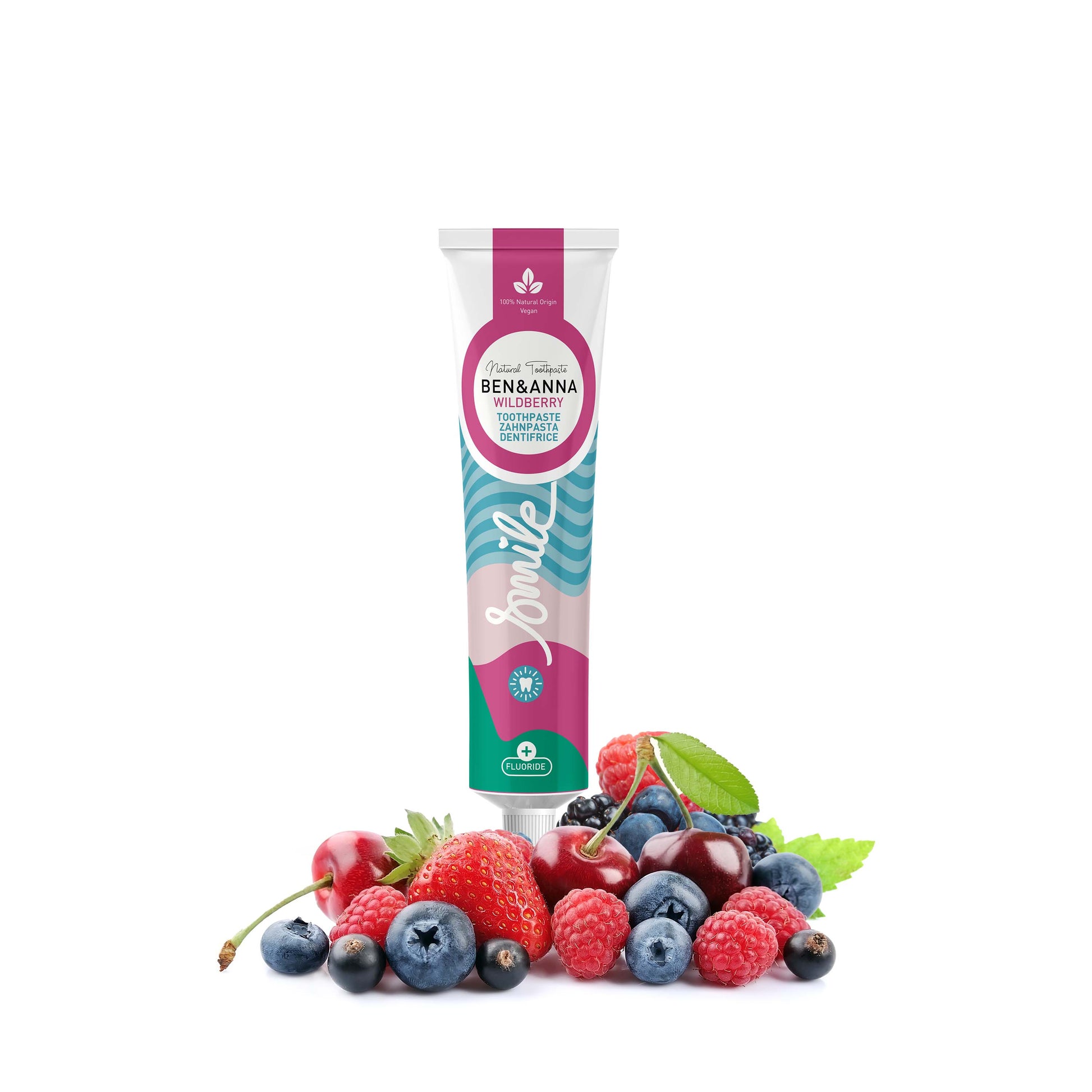 Ben&Anna Valentinstag Geschenkset mit Wildberry-Duft, enthält natürliche Pflegeprodukte in einer Geschenkverpackung