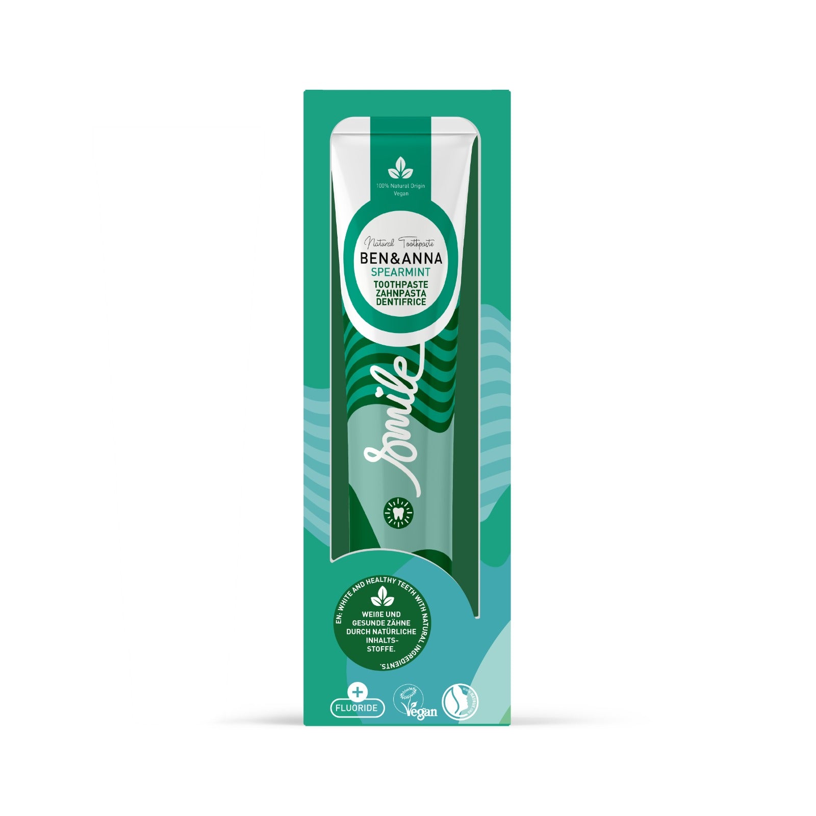 Toothpaste tube - Spearmint with fluoride